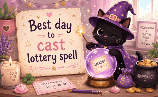Best day to  cast lottery spell