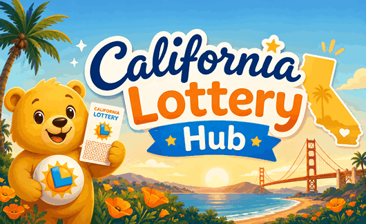 California Lottery Hub featuring Powerball, Mega Millions, lucky numbers, jackpot tickets, and winning lottery guidance