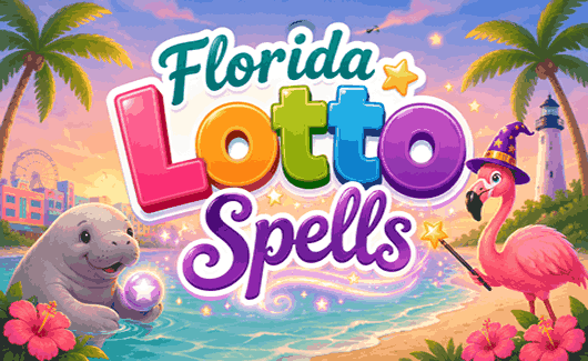 Florida Lotto spells with lucky lottery numbers, jackpot winning guidance, magical fortune, and winning ticket energy