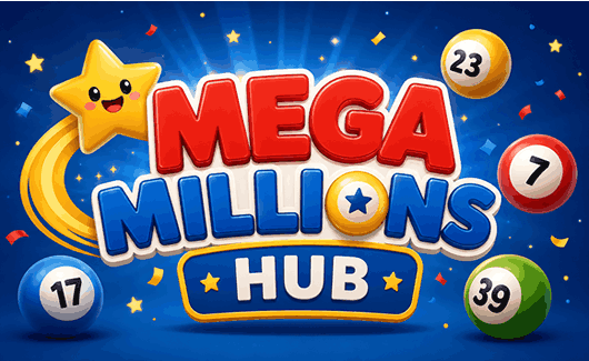 Mega Millions Hub with jackpot results, lucky numbers, lottery tickets, winning strategies, and Mega Millions game guidance