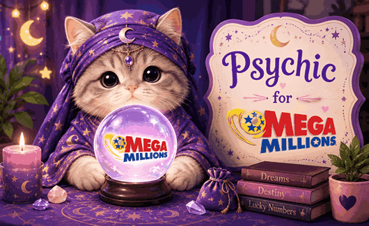 Psychic for Mega Millions with spiritual lottery guidance, lucky numbers, jackpot predictions, and winning energy insights